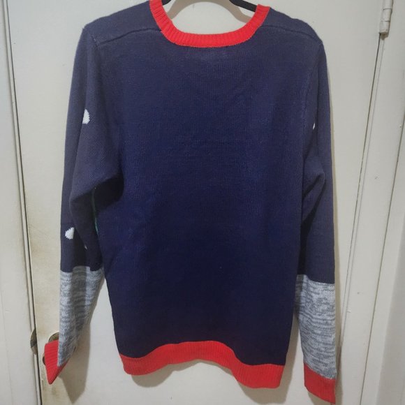 Santa Christmas Sweater Multi Color Size Large (42-44) - Picture 5 of 6